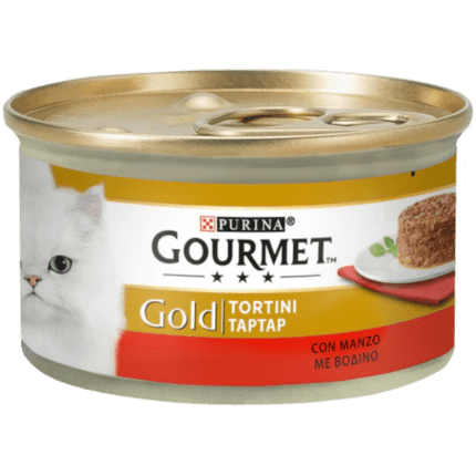 GOURMET Gold Tortini Gatto con Manzo