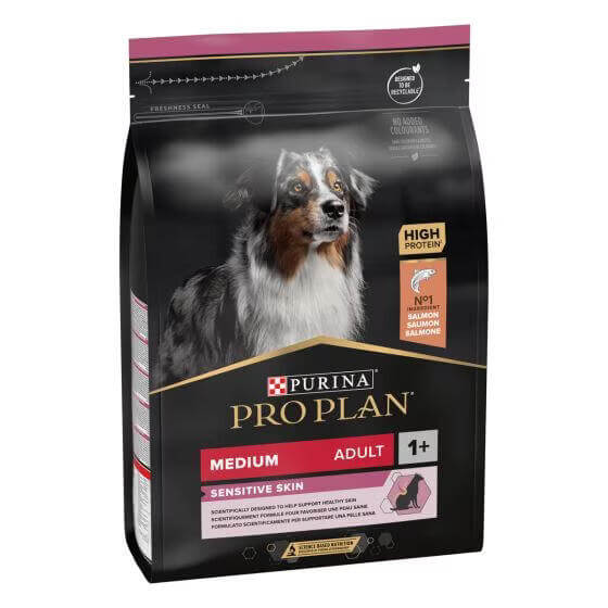 PURINA PRO PLAN MEDIUM ADULT SENSITIVE SKIN RICCO IN SALMONE