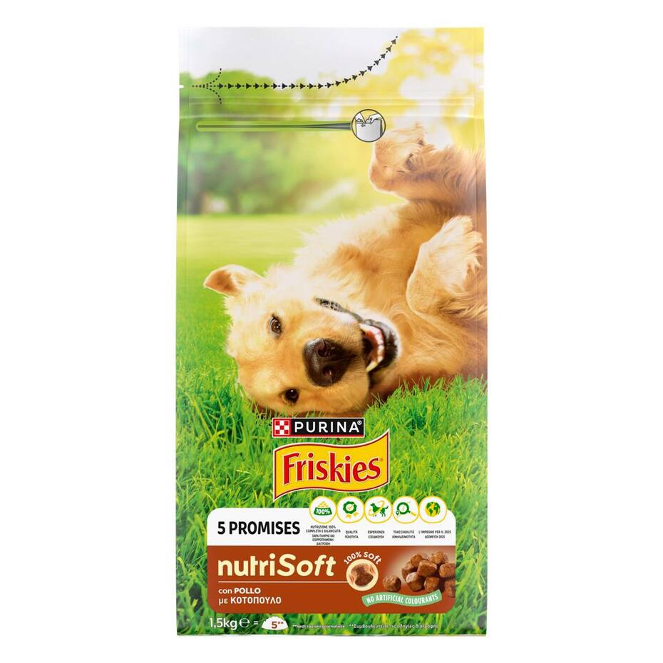 FRISKIES Cane Crocchette Nutri Soft con Pollo